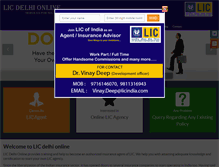 Tablet Screenshot of licdelhionline.com